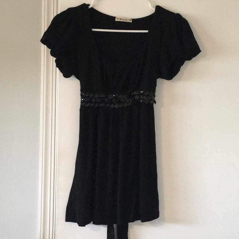 Vintage forever, 21 small or medium short sleeve, empire, waisted, bejeweled